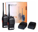 Kit 2 Rádios Comunicadores Profissionais Baofeng BF-777S com Fone de Ouvido – Walkie Talkie de Alto Alcance