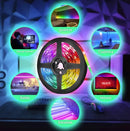 Fita Led 5m Ultra Rgb 3528 Prova D'agua + Controle Com Fonte