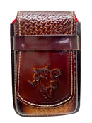 Bainha Porta Celular Em Couro Com Presilha para Cinto