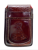 Bainha Porta Celular Em Couro Com Presilha para Cinto