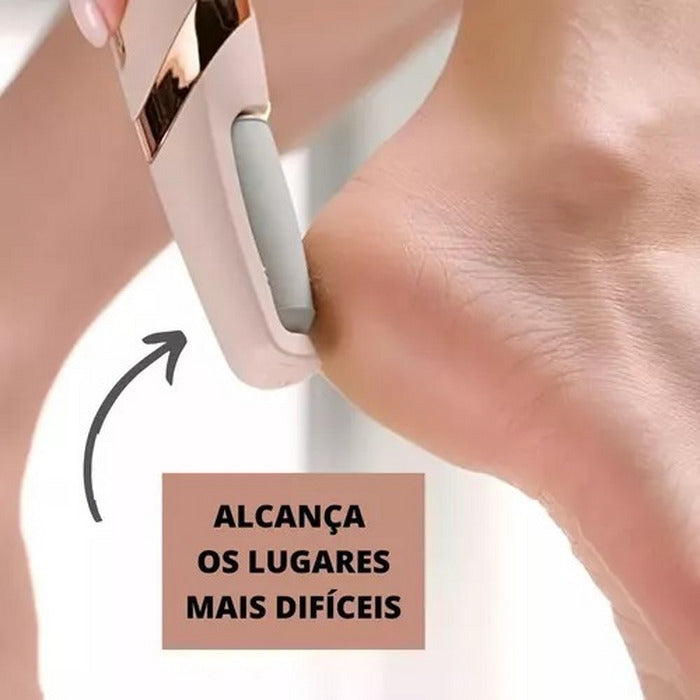 Lixa Elétrica Para os Pés Esfoliante e Removedor de Calos