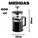 Cafeteira Prensa Francesa De Vidro 600 ML