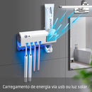 Suporte Dispenser Porta Escova de Dentes UV