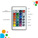 Fita Led 5m Ultra Rgb 3528 Prova D'agua + Controle Com Fonte