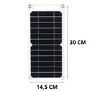 Placa Painel solar 20W Portátil com Entrada USB a Prova D'agua