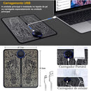 Massageador Pé Elétrico Tapete Pulso Alívio da dor, Relaxar os pés, Estimulação Muscular, Melhorar a Circulação Sanguínea