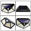 Luminária Solar de Parede 100 LEDs com Sensor de Movimento Lumimax