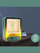 Mini Ventilador Portátil e Umidificador com Iluminação Sem Fio