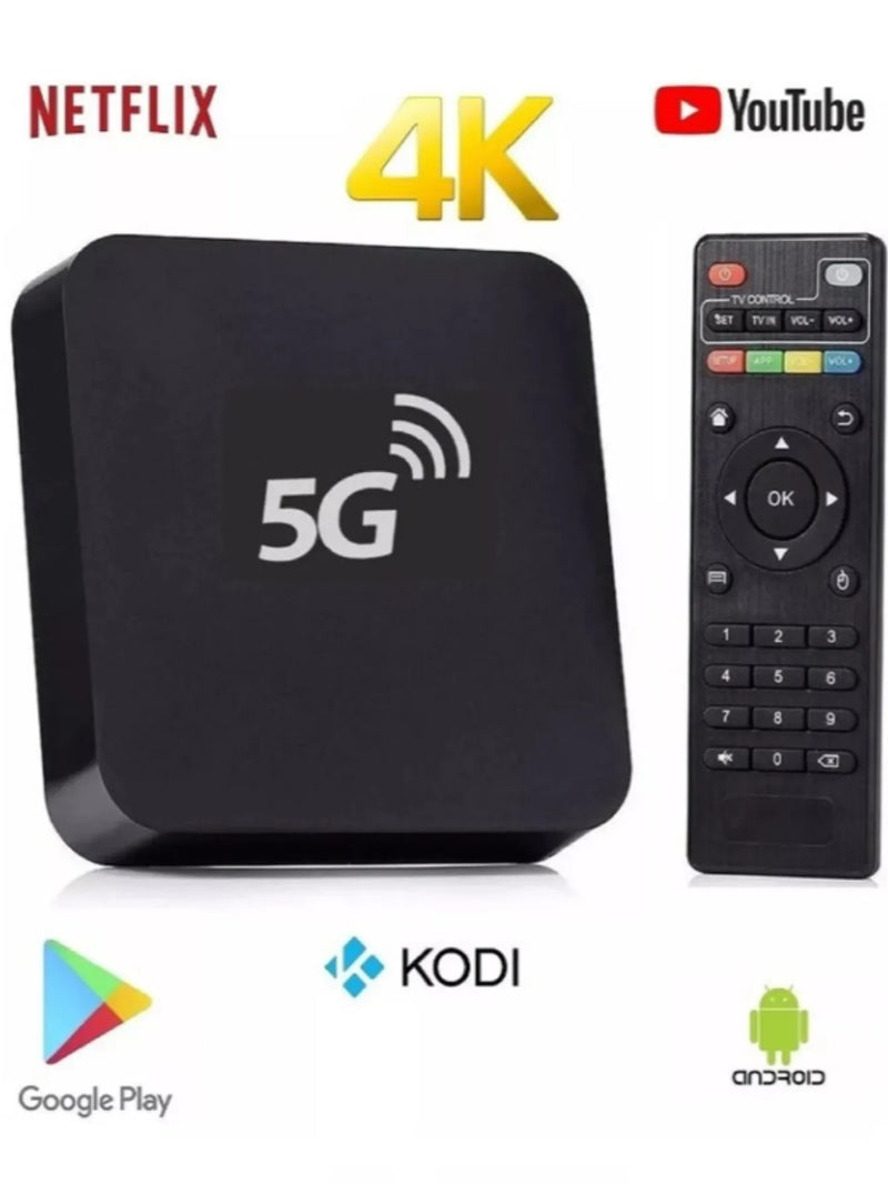 TV BOX MXQ PRO 4K 512GB Conversor Transforme Sua TV Em Smart Assista Filmes E Séries