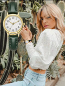 RELÓGIO FEMININO CANDY WHITE GOLD BLACK