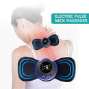 Mini Massageador EMS Estimulador Elétrico De Pescoço Portátil Para Alívio Da Dor Muscular Cervical