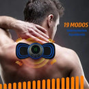 Mini Massageador EMS Estimulador Elétrico De Pescoço Portátil Para Alívio Da Dor Muscular Cervical