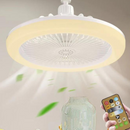 Ventilador e Luminária Inteligente 2 em 1 Luz de LED - CONTROLE REMOTO