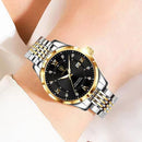 Conjunto LOVE Poedagar Leve 2 Relógios Originais Feminino e Masculino