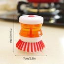 Escova De Detergente Para Cozinha com Dispenser