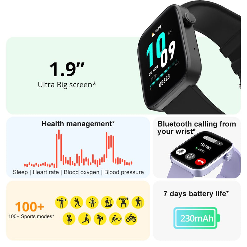 NOVO Smartwatch COLMI-P71 Completo