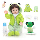 Bebê Reborn 48cm Menina E Menino Corpo De 100% Silicone