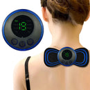 Mini Massageador EMS Estimulador Elétrico De Pescoço Portátil Para Alívio Da Dor Muscular Cervical
